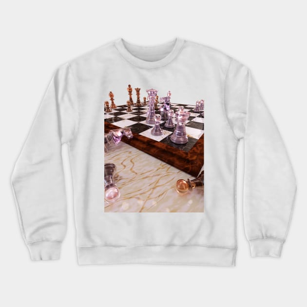 A Game of Chess Crewneck Sweatshirt by BonniePhantasm